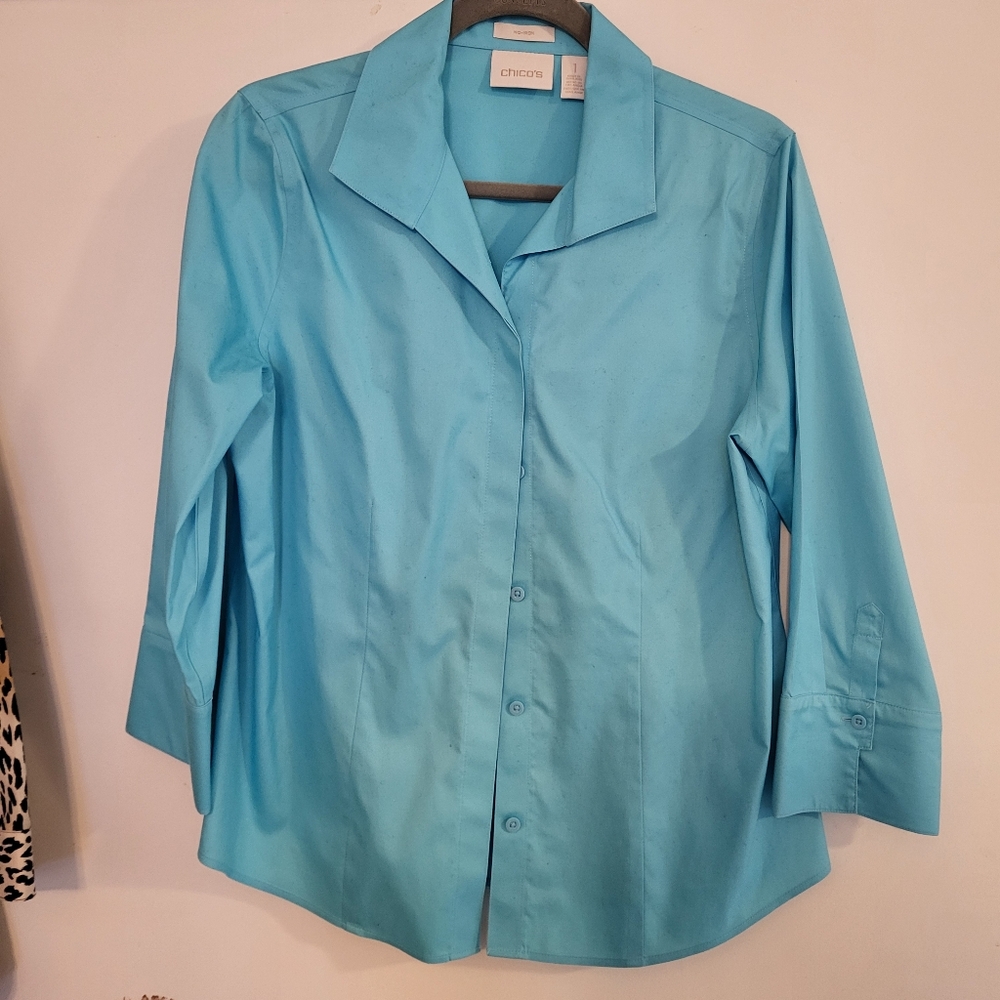 CHICO'S BLUE Women's Top